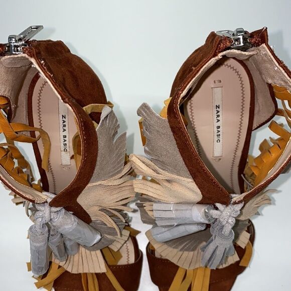 NEW ZARA BASIC FALL SHOES high heel sandals - Picture 11 of 13